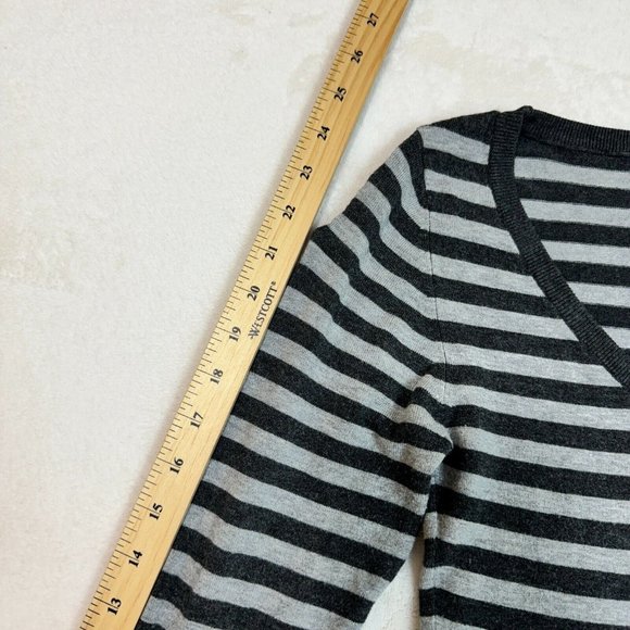 Zara Women's M Striped Midi Long Sleeve Pencil Bodycon Dress - Casual Fashion - Picture 11 of 14